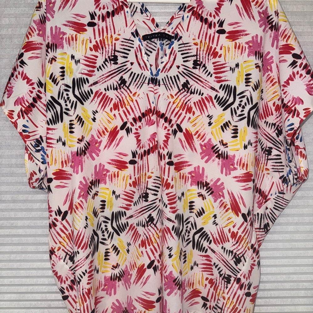 Colorful Abstract Women's Top